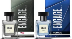 Engage Yin + Homme EDP Combo for Men 50ml x2