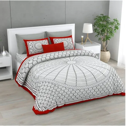 Image of Enorma King Size Cotton Bedsheet with 2 Pillow Covers 