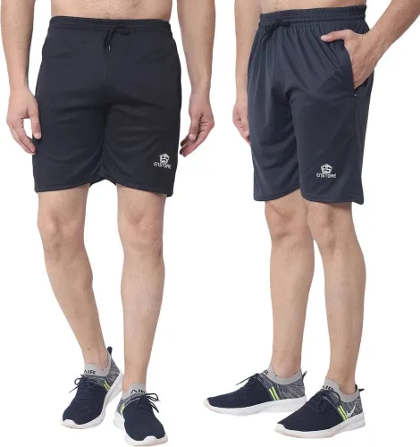 Image of EnStore  Pack of 2 Solid Men Multicolor Baggy