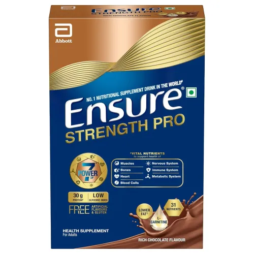 Image of Ensure Strength Pro High Protein Nutritional Drink, Rich Chocolate, 400g