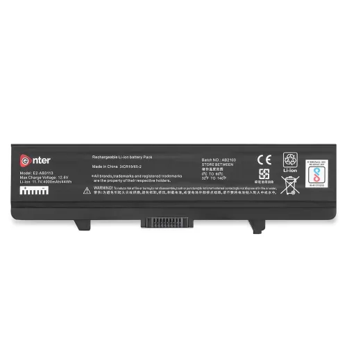 Image of Enter 11.1V 4000mAh 6-Cell Laptop Battery for Dell Inspiron 1525 / 1526 (Black, Y823G)
