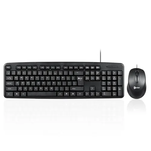Image of Enter Wired USB Keyboard & Mouse Combo