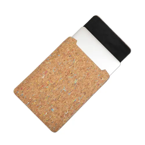 Image of ENTHOPIA Cork Laptop Sleeve with MacBook 