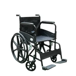 Entros Foldable Wheelchair for Adults & Patients | Magwheel Manual Wheelchair with Swing-Away Footrests & Comfortable Up