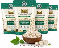 Envelope Dryfruits Natural Makhana (4 x 250 g)