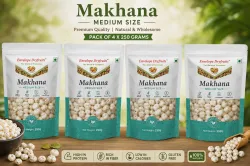 Envelope Dryfruits Plain Phool Makhana 1 Kg Makhana