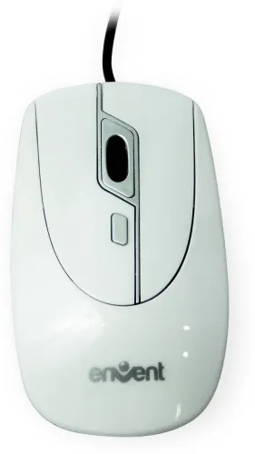 Image of Envent Honeybee Wired Ambidextrous Optical Mouse  (USB 2.0, White)