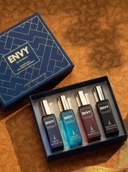 Envy Blue Luxury Perfume Gift Set (20 ml x 4 For Men & Women)