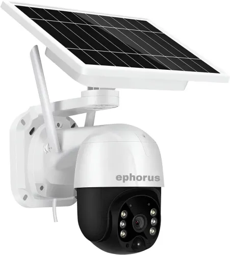 Image of Ephorus 4G Solar PTZ SIM Camera (5MP, Color Night Vision, Waterproof) 