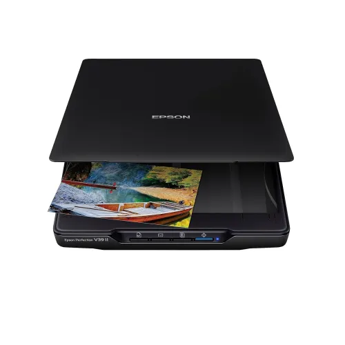 Image of Epson Perfection V39 II Color Photo and Document Flatbed Scanner with 4800 dpi