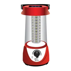 Epyz Portable Solar Rechargeable Emergency Lantern with 60 LED Light | 360 Degree | 2400mAH Battery | Ideal for Hanging,