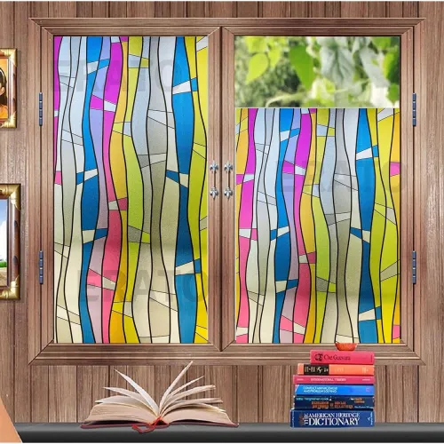 Image of ERATO™ Privacy Window Frosted Film Decorative Window Tint Glass Frosted Self Adhesive Frosted Film (