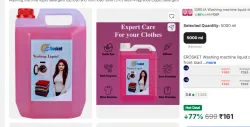 EROSKET Washing machine liquid detergent