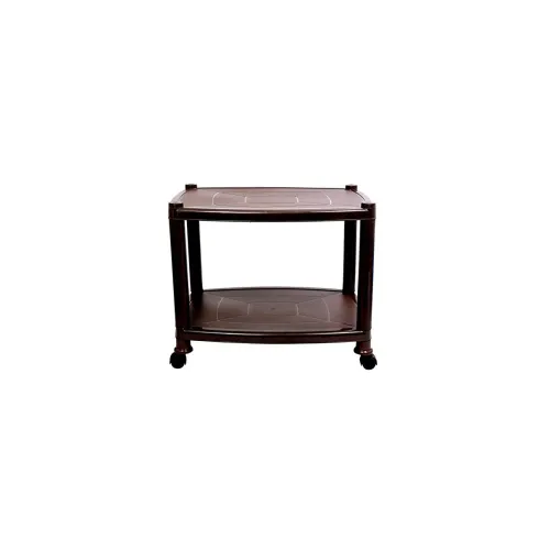 Image of Esquire Delta Plastic Glossy Trolley Table