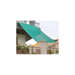 Essoti Multi Purpose Shade net Agro Green /75% Sun Block net with niwar Stitched- High Density 125 GSM (5 X 5 FT)