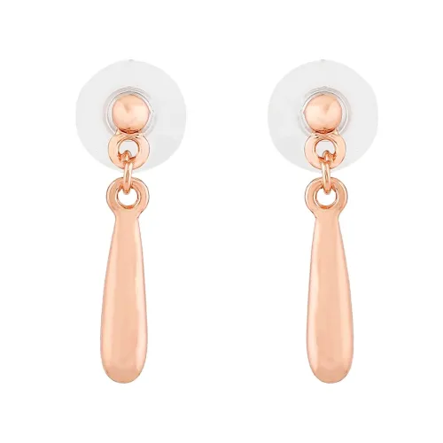 Image of Estele Rose Gold Plated Fancy Drop & Dangler Earrings for Girls & Women's