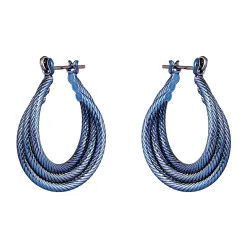 Estele Triple Layered Designer Metallic Necklace