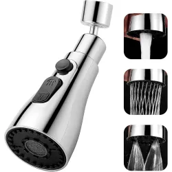 Etekcity Tap Extender for Kitchen Sink, Flexible Faucet with Tap Extension for Convenient Use Upgrade Your Kitchen Sink with Flexible Tap for Easy Access