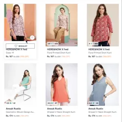 Ethnic Tops For Women at minimum 75% Discount