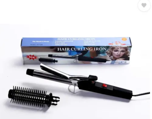 Image of Etszaz Professional Electric 471B Hair Curler Iron For Women Hair Curler  (Black)