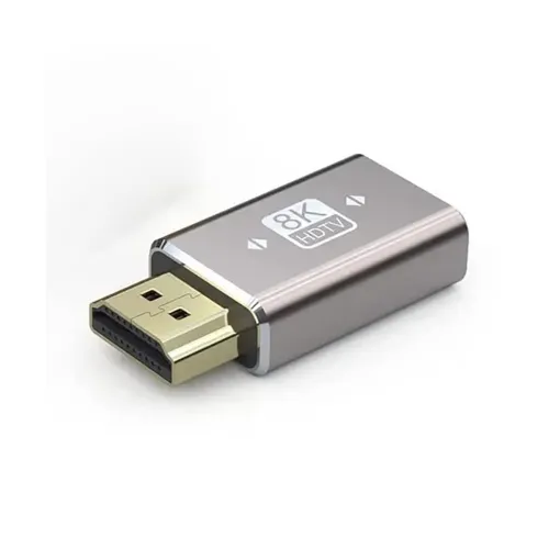 Image of Etzin 8K HDMI Female Adapter, Standard 2.1 Version, Male to Female Extension for Camera, Laptop, Ultra HD, 3D (EPL-951H)