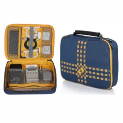 EUME Fixa 1 Compartment Electronic Accessories Wire Organizer Bag, Travel Gadget Storage Case for Earphone, Charger, USB