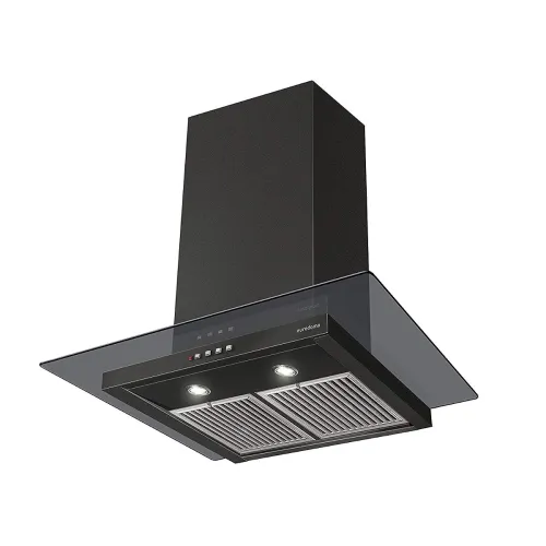 Image of Eurodomo 60 cm Kitchen Chimney (Black)