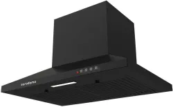 Eurodomo HOOD SAPPHIRE PB 3 Layer Baffle Filter Push Button Control Wall Mounted Chimney