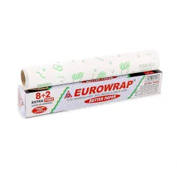 EUROWRAP Food Wrapping Butter Paper 10 Mtr