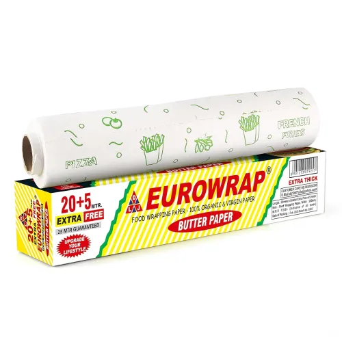 Image of EUROWRAP Food Wrapping Butter Paper 25 Mtr