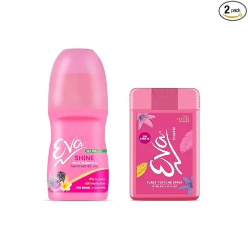 Image of EVA Female Shine Underarm Roll-on 50ml & Purse Perfume 18ml Combo
