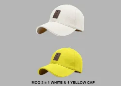 Evanden Self Design Sports/Regular Cap Pack of 2