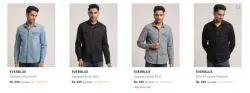 Everblue Casual Shirts At Minimum 80% Discount