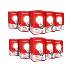 EVEREADY 10W B22 LED Bulb (Pack of 10)
