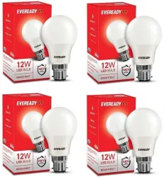 EVEREADY 12 W Basic Standard B24 LED Bulb (White, Pack of 4)