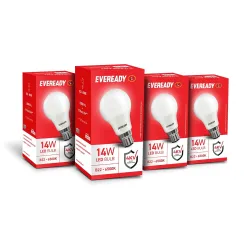 Eveready 14W LED Bulb Cool Day Light Pack of 4