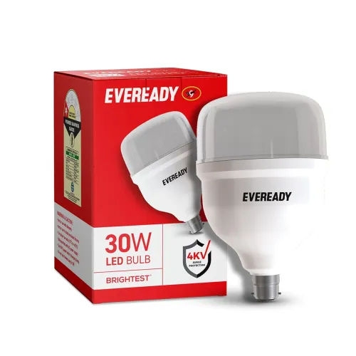 Image of Eveready 30W LED Hammer Bulb with B22 Base, High CRI, 4KV Surge Protection, Energy Efficient & Long Life – Cool Daylight