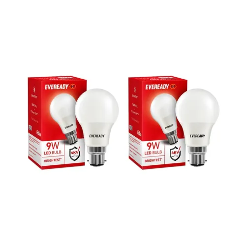 Image of Eveready 9W LED Light Bulb 4kv Surge Protection Pack of 2