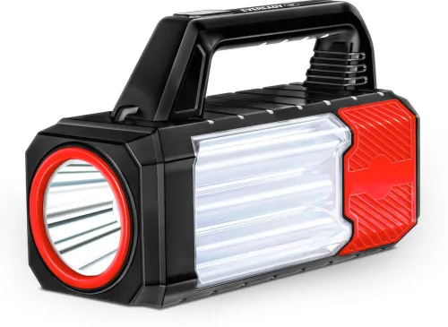 Image of EVEREADY BOOMRAY DL282 Torch (White, 24.5 cm, Rechargeable)