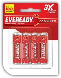 EVEREADY Carbon Zinc AA Battery 4Pcs