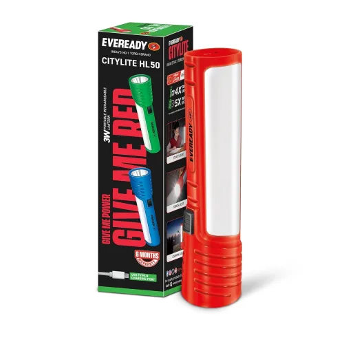 Image of Eveready CITYLITE HL50 Rechargeable LED Emergency Lantern