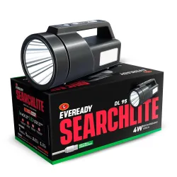 Eveready DL95 Rechargeable Torch  4W Light + Sidelight, Type-C