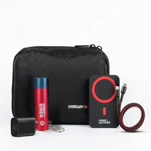 Image of Eveready EDC Kit Bag 10000mAh MagSafe Power Bank, Perfect for Diwali Gift