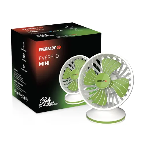 Image of Eveready FE01 Everflo mini Rechargeable Fan