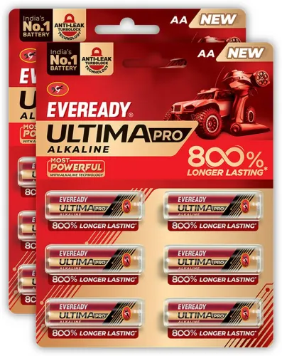 Image of EVEREADY Ultima Pro Battery (Pack of 12)