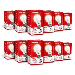 Eveready 9W Cool Day LED Bulb 6500K B22 Base (Pack of 12)