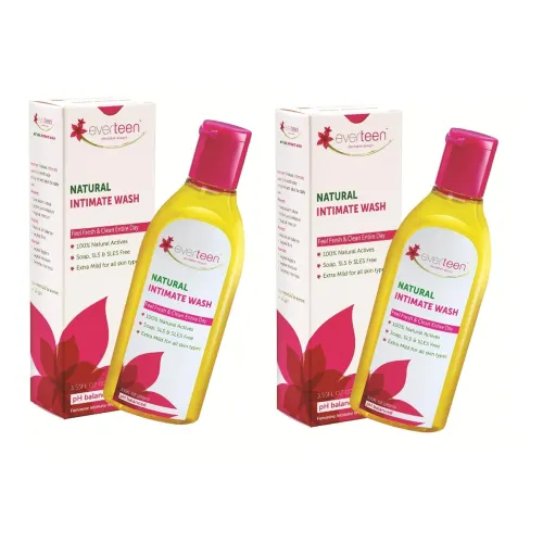 Image of everteen Feminine Intimate Wash - 2 Packs (105 ml each)