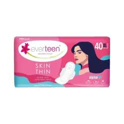 everteen SKIN THIN Premium XL Pads Rash-Free  (Pack of 40)