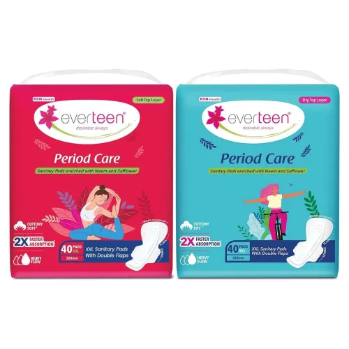 Image of everteen XXL Sanitary Pads 80 Pads (PO2)