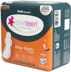 Everteen XXXL Ultra-Thin Overnight Sanitary Pads (30-Pack)